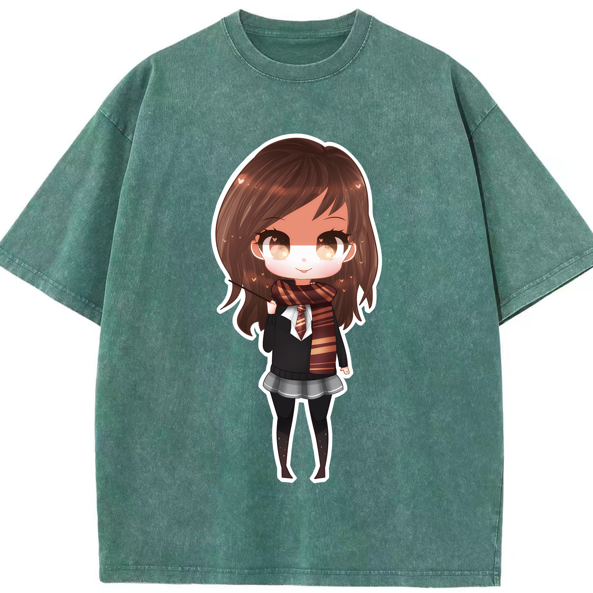 （画像用） Harry Potter ハリー・ポッターシリーズ 綿100% ヴィンテージ風 半袖Tシャツ（フロントプリント）